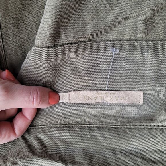 Max Jeans Olive Cinch Waist Utility Vest - Picture 5 of 5